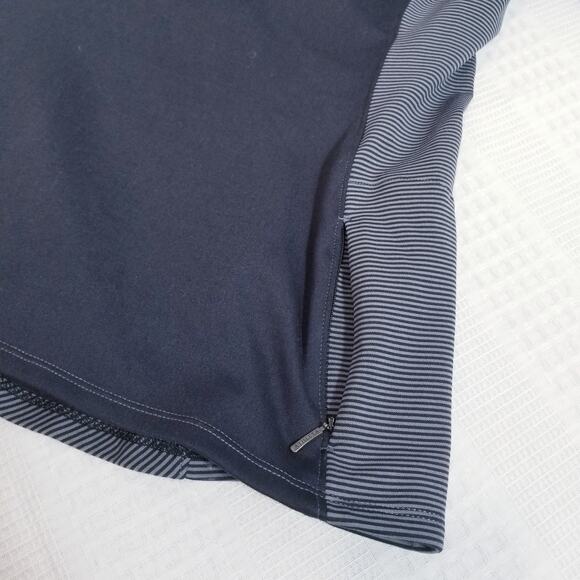 Athleta Activewear 1/2 Zip Stripe Pull Over with Pockets - Picture 7 of 11